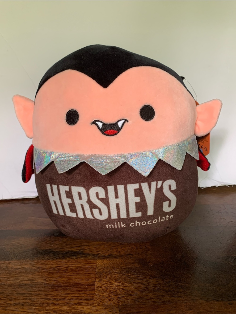 HERSHEY'S Squishmallows Official Kellytoy Halloween Hershey's Vlad the Vampire